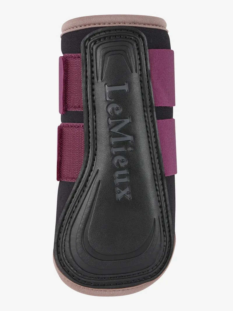 LeMieux Air-Tek Grafter Brushing Boots - Blackberry-4