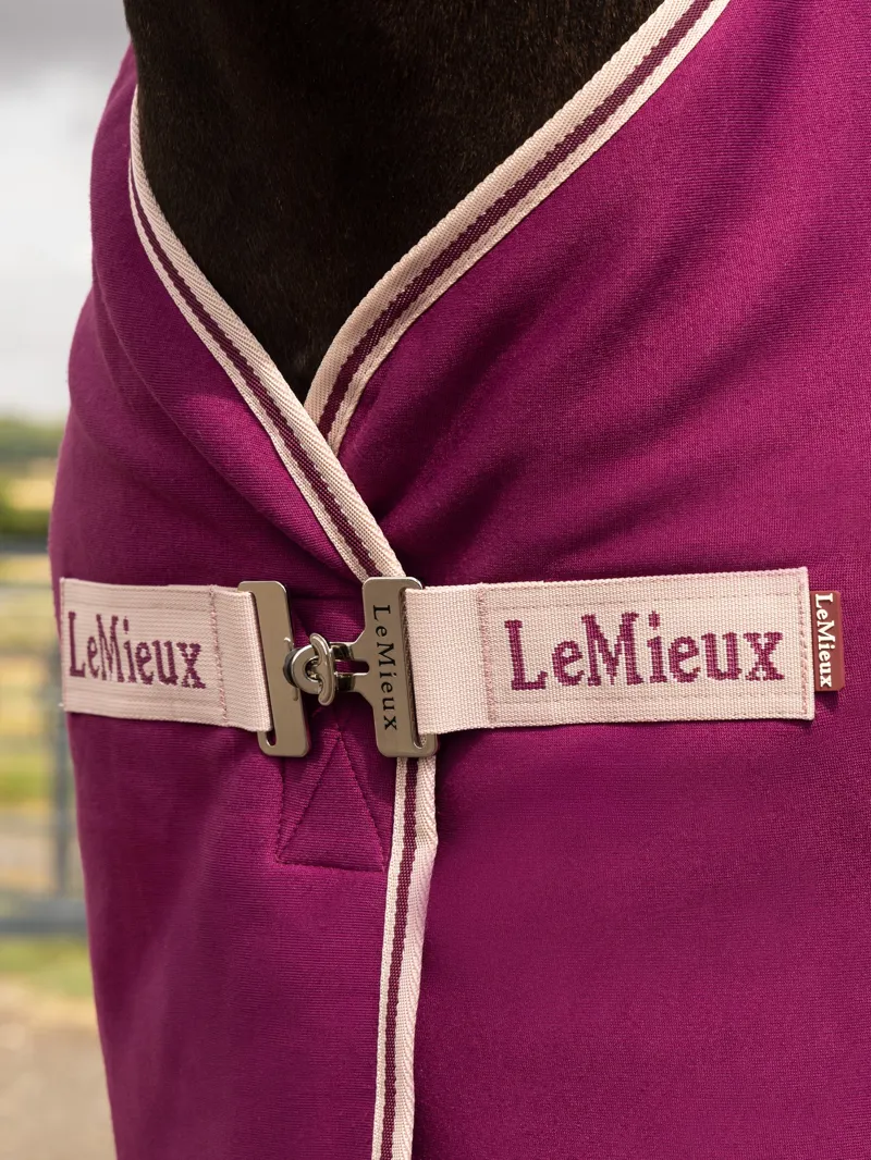 LeMieux Arika Jersey-Tek Fleece Rug - Blackberry-1