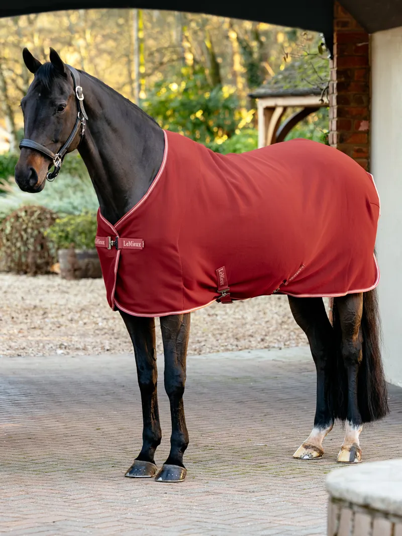 LeMieux Arika Jersey-Tek Fleece Rug - Russet-1