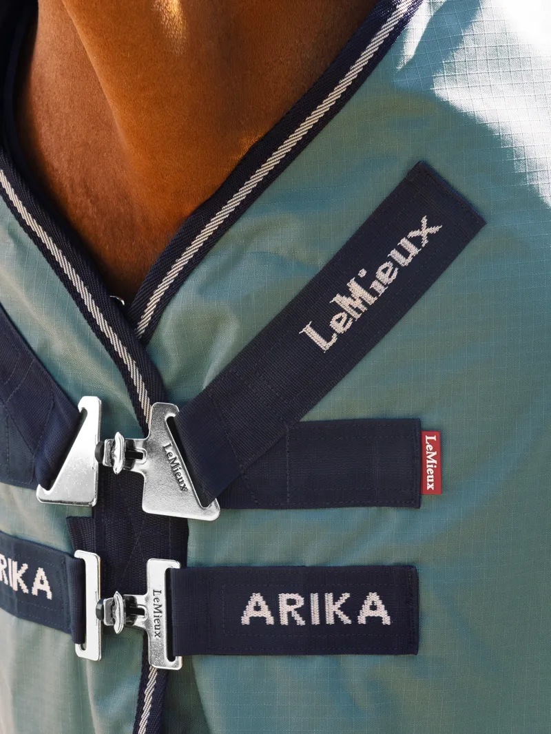 LeMieux Arika Ripstop 100g Turnout Rug - Aloe-4