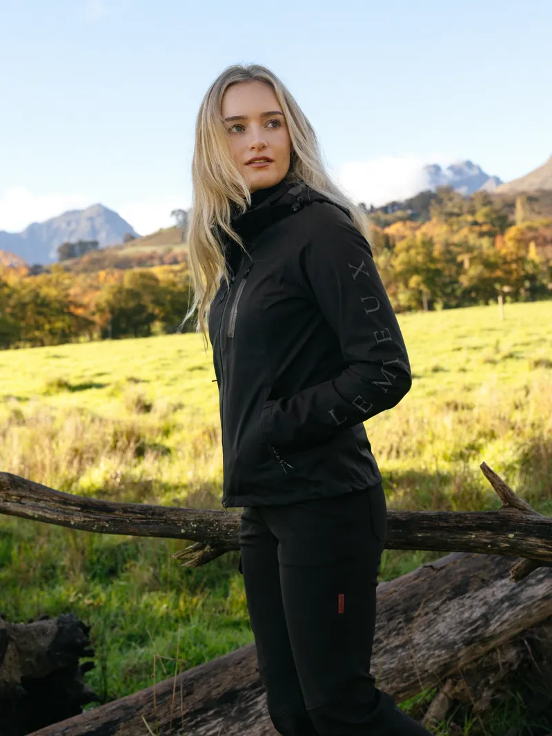 LeMieux Athena Waterproof Lightweight Jacket - Black-9