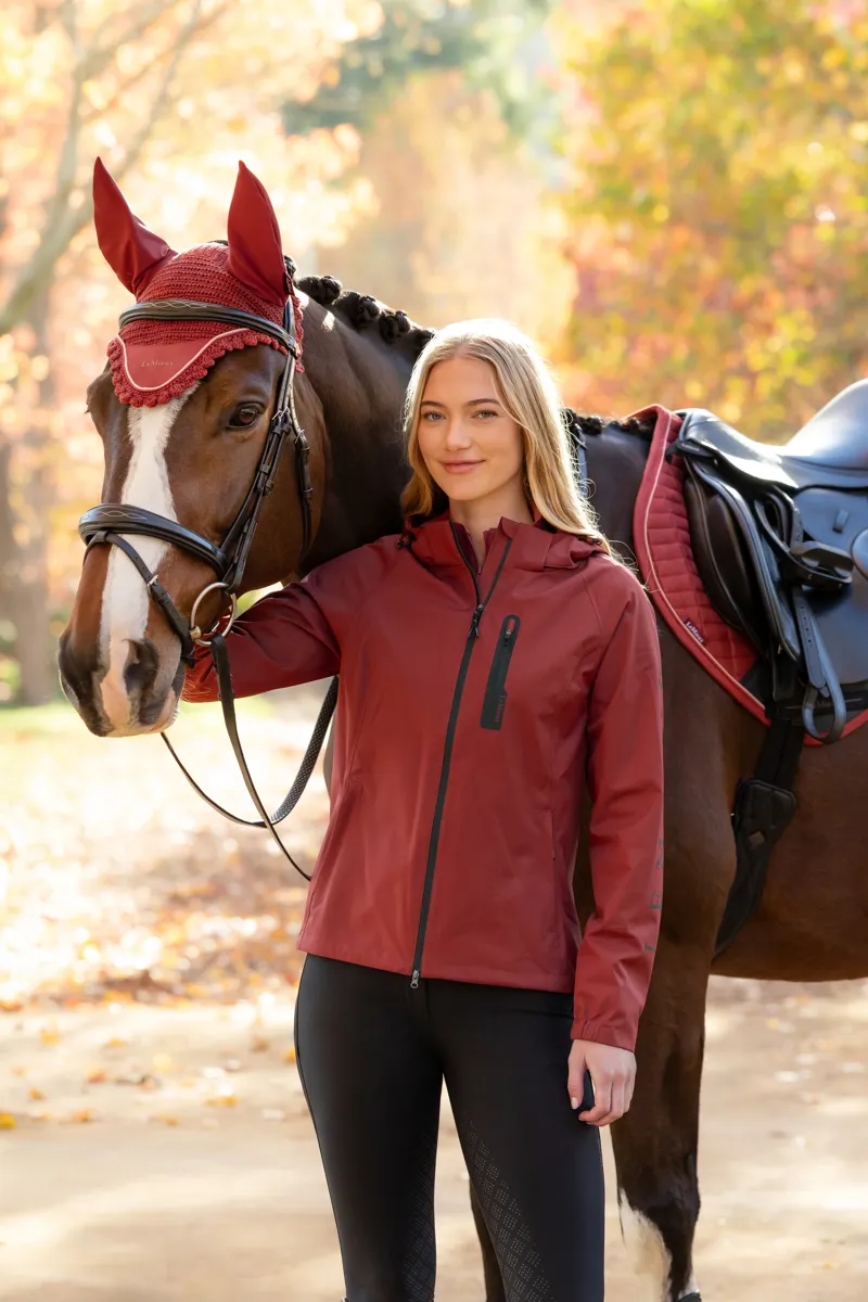 LeMieux Athena Waterproof Lightweight Jacket - Russet-9