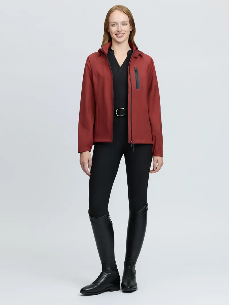 LeMieux Athena Waterproof Lightweight Jacket - Russet-6