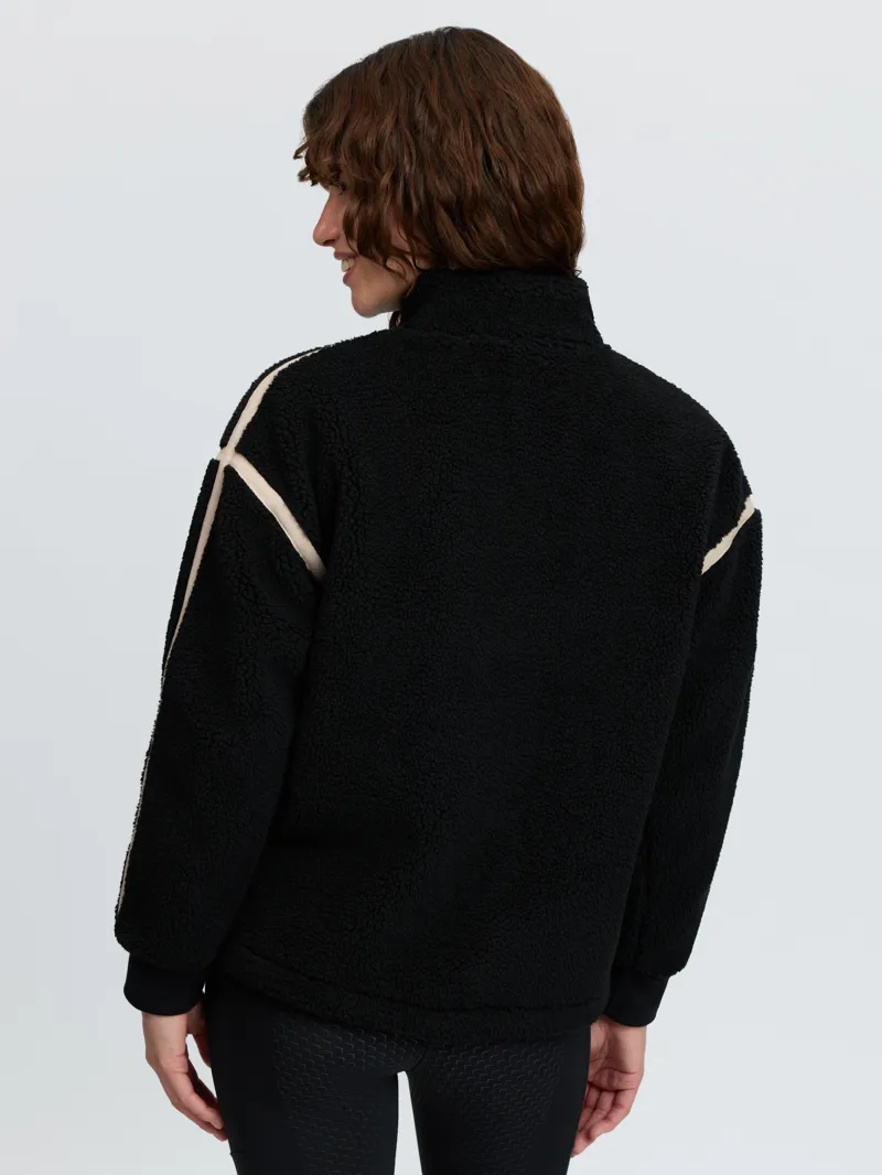 LeMieux Avery Teddy Quarter Zip Fleece - Black-3