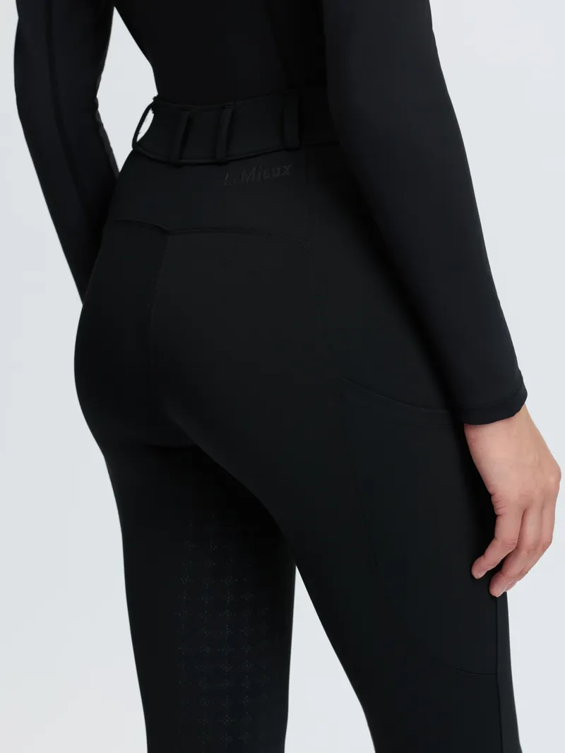 LeMieux Becca Half Seat Breeches - Black-5