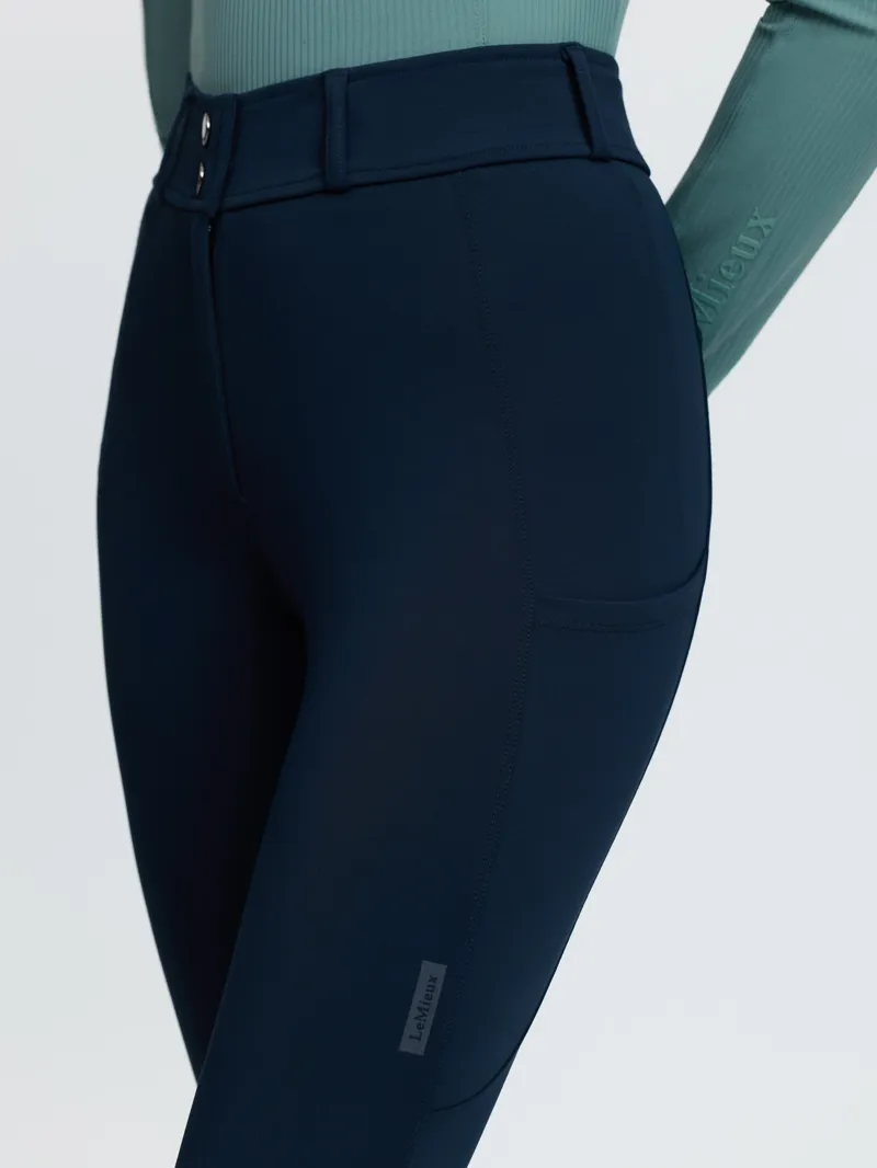 LeMieux Becca Half Seat Breeches - Navy-6
