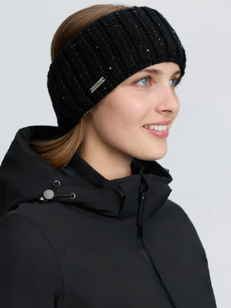 LeMieux Bernie Sequin Headband - Black-4
