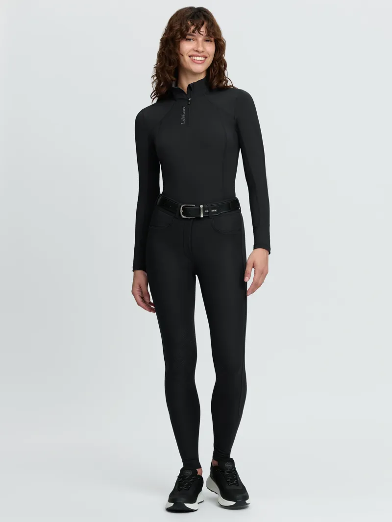 LeMieux Blair Knee Grip Breeches - Black-1