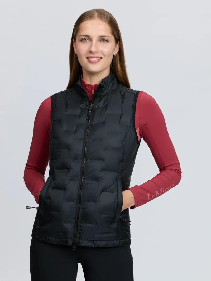 LeMieux Brooke 3 in 1 Waterproof Hybrid Jacket - Black-7