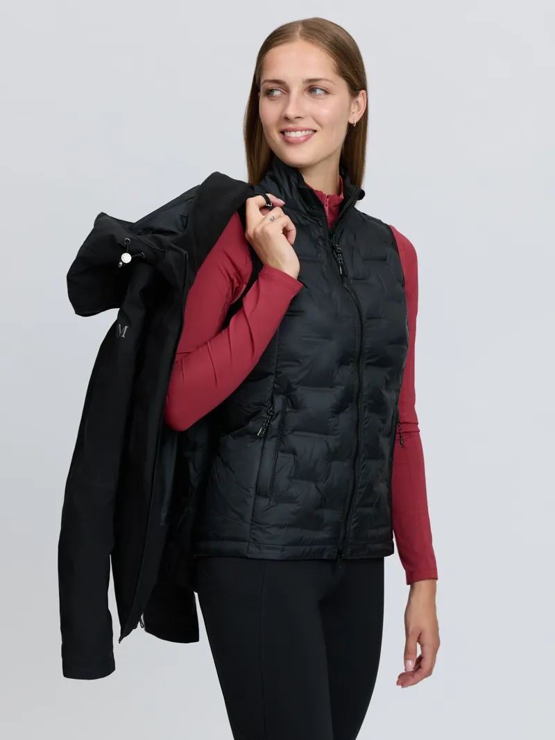 LeMieux Brooke 3 in 1 Waterproof Hybrid Jacket - Black-10