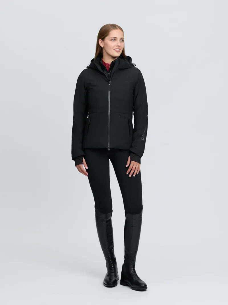 LeMieux Brooke 3 in 1 Waterproof Hybrid Jacket - Black-12