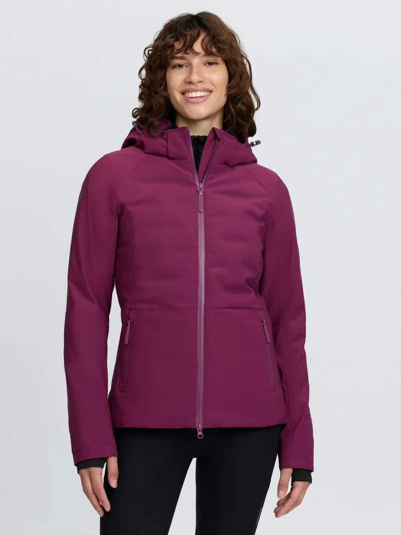 LeMieux Brooke 3 in 1 Waterproof Hybrid Jacket - Blackberry-3