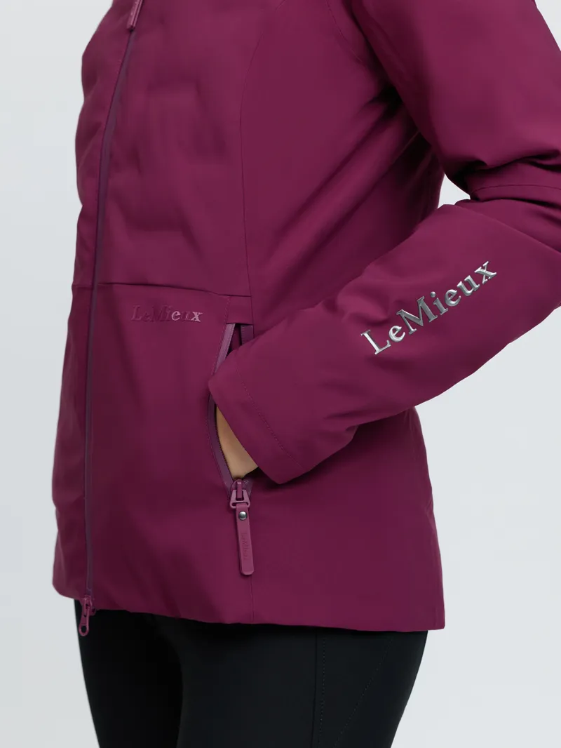 LeMieux Brooke 3 in 1 Waterproof Hybrid Jacket - Blackberry-10