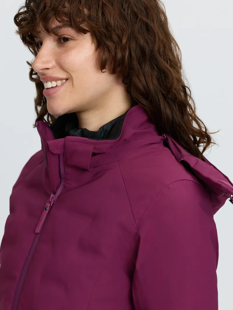 LeMieux Brooke 3 in 1 Waterproof Hybrid Jacket - Blackberry-7