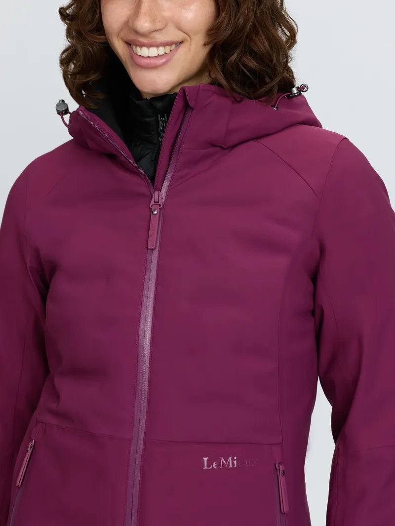 LeMieux Brooke 3 in 1 Waterproof Hybrid Jacket - Blackberry-11