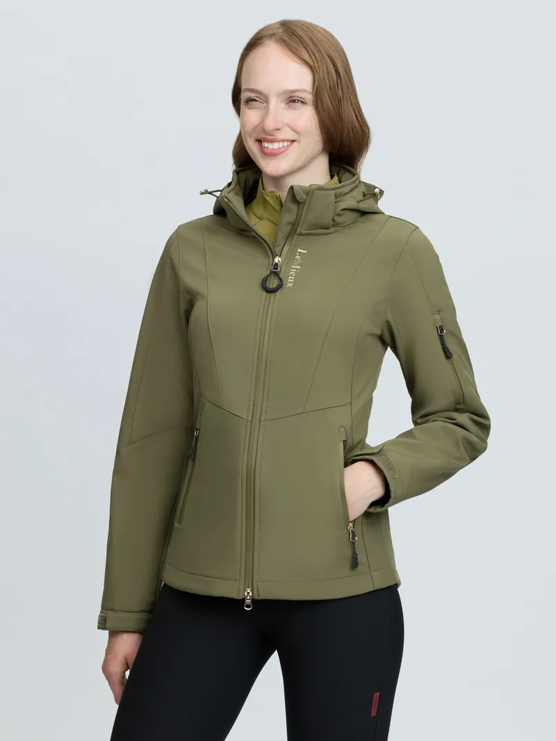 LeMieux Celine Softshell Jacket - Willow Green-1