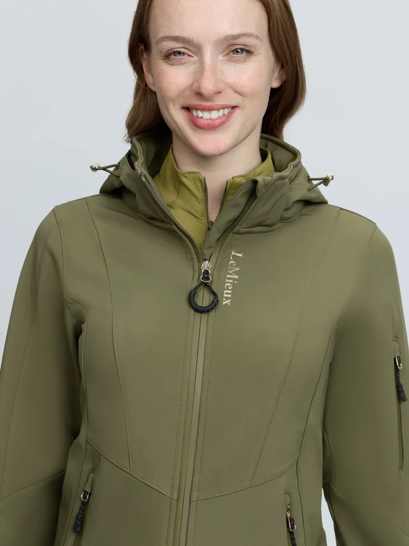 LeMieux Celine Softshell Jacket - Willow Green-3