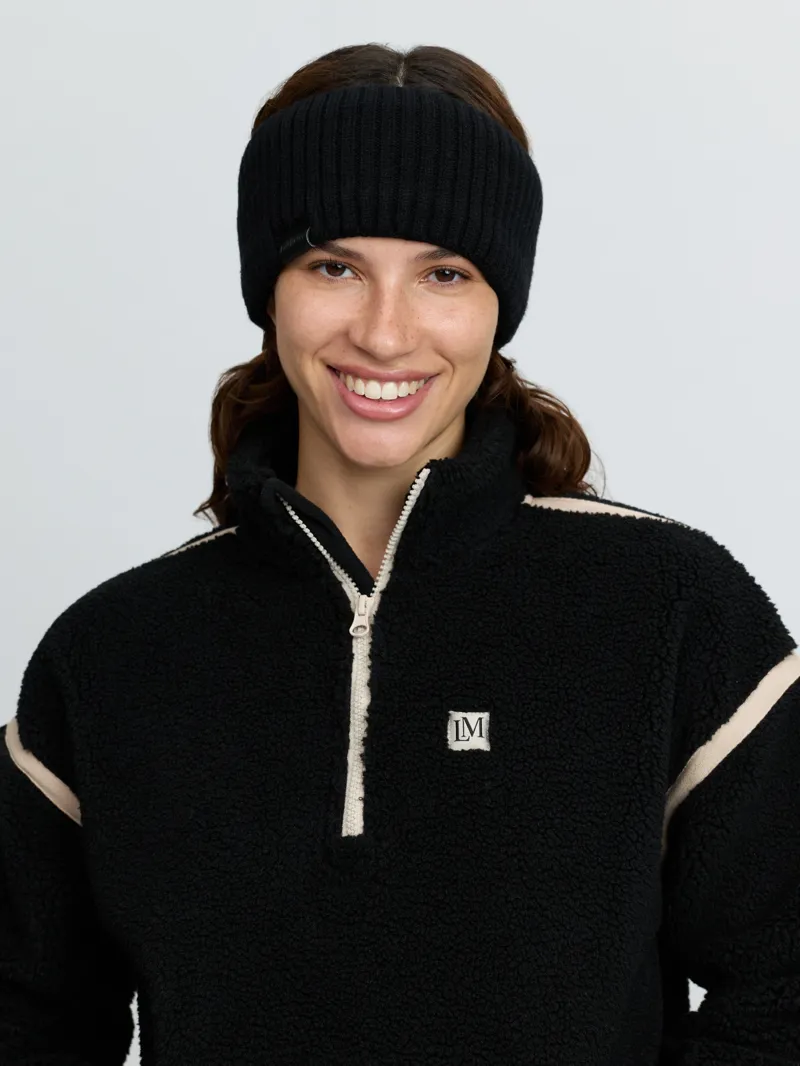 LeMieux Clara Rib Headband - Black-1
