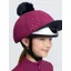 LeMieux Classique Pom Hat Silk - Blackberry