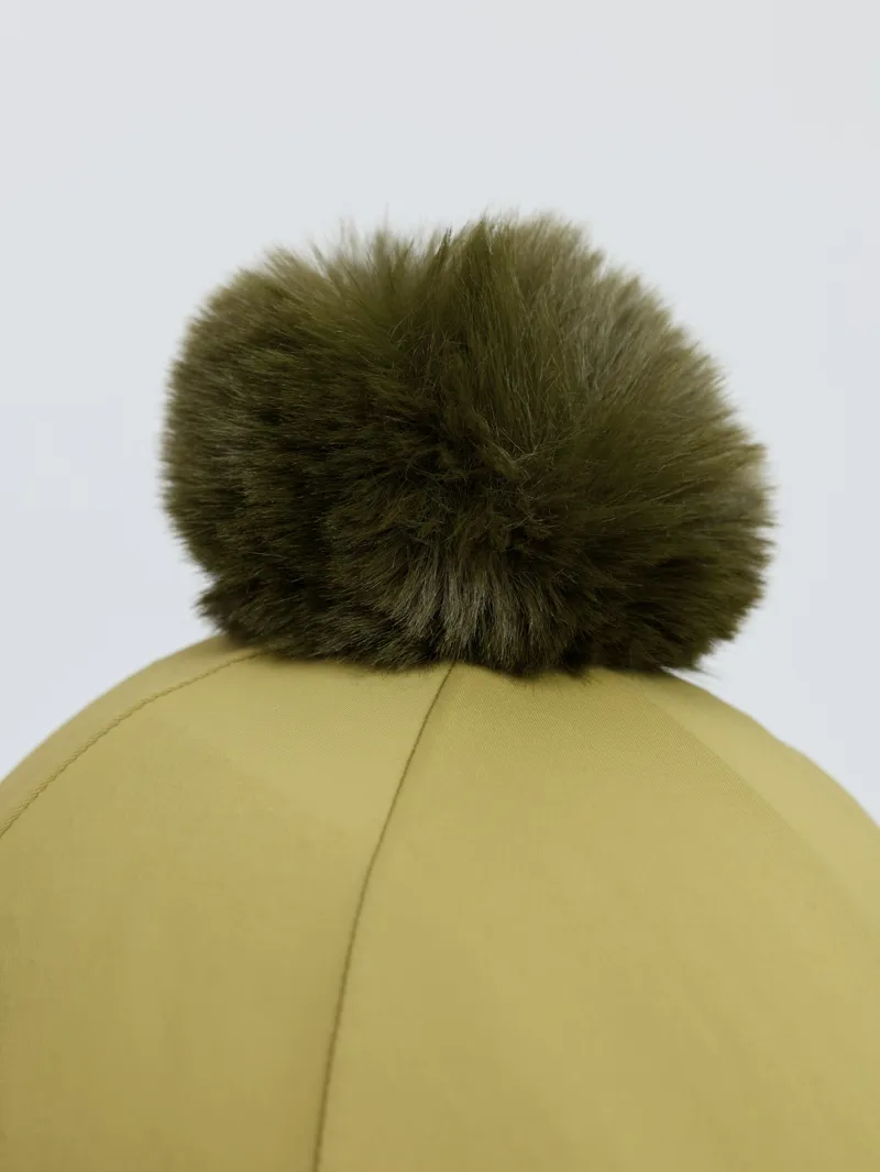 LeMieux Classique Pom Hat Silk - Gooseberry-6