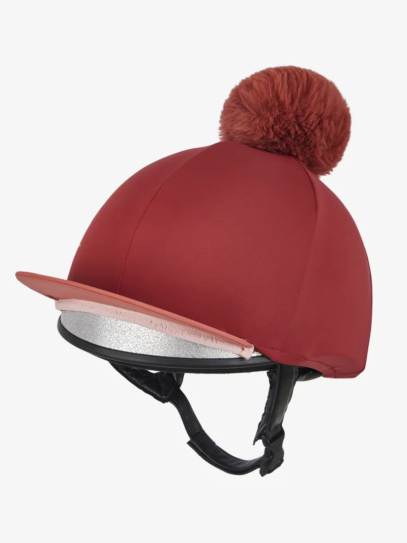 LeMieux Classique Pom Hat Silk - Russet-3