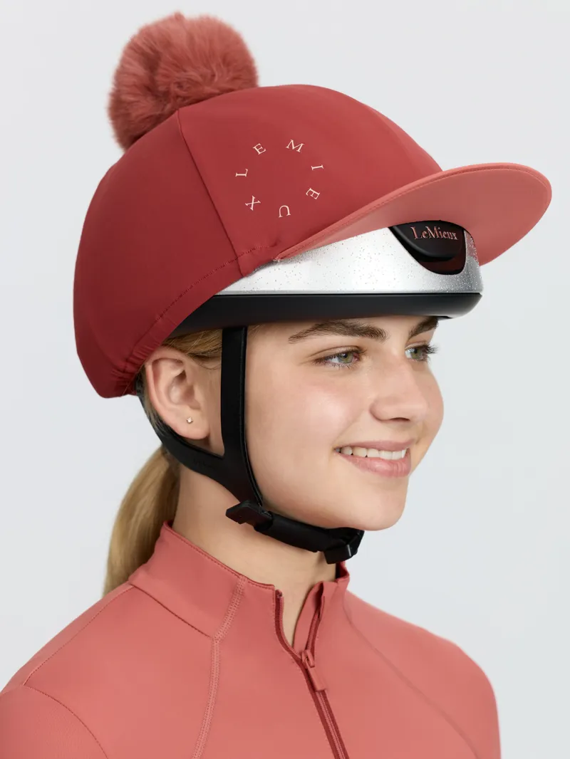 LeMieux Classique Pom Hat Silk - Russet