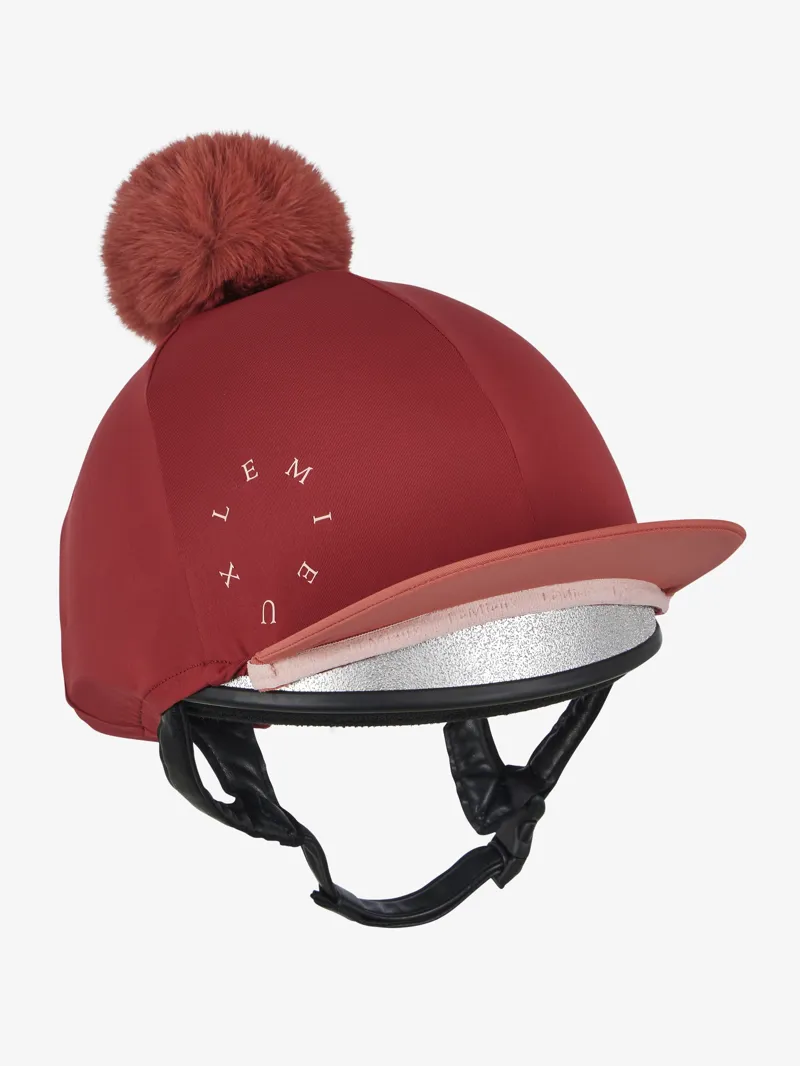 LeMieux Classique Pom Hat Silk - Russet-2