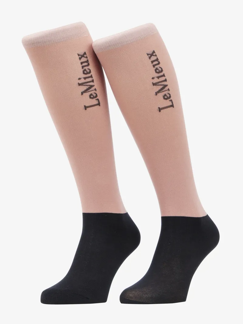 LeMieux Competition Socks 2 Pack - Wild Rose