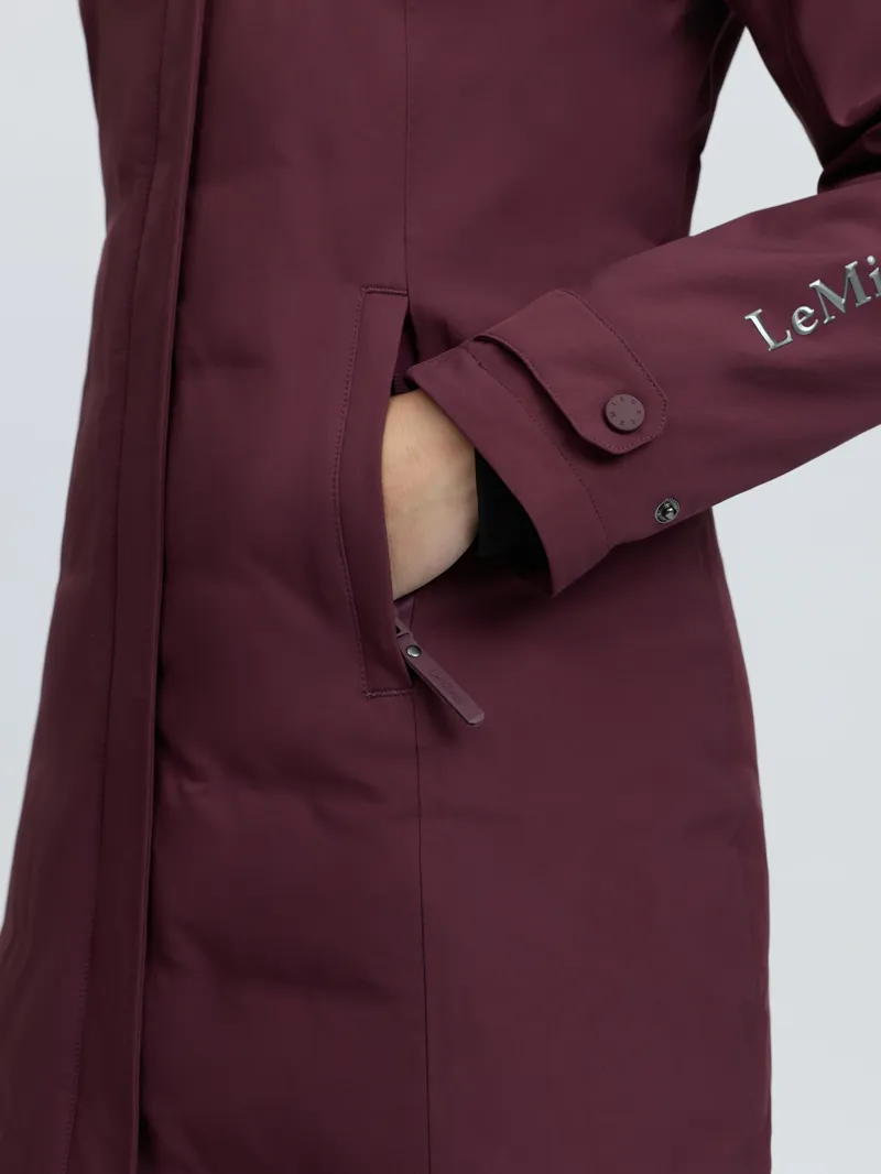 LeMieux Erin Waterproof Padded Coat - Bramble-6