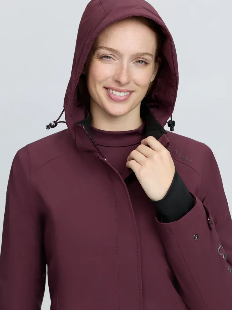LeMieux Erin Waterproof Padded Coat - Bramble-2