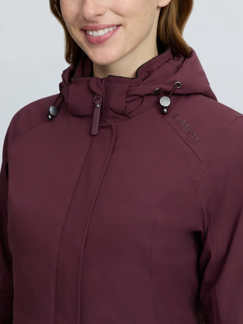 LeMieux Erin Waterproof Padded Coat - Bramble-4