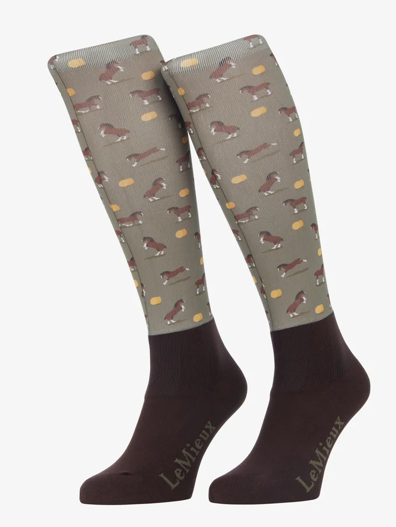 LeMieux Footsie Socks - Clydesdale/Willow