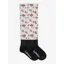 LeMieux Footsie Socks Xmas Robins - Almond