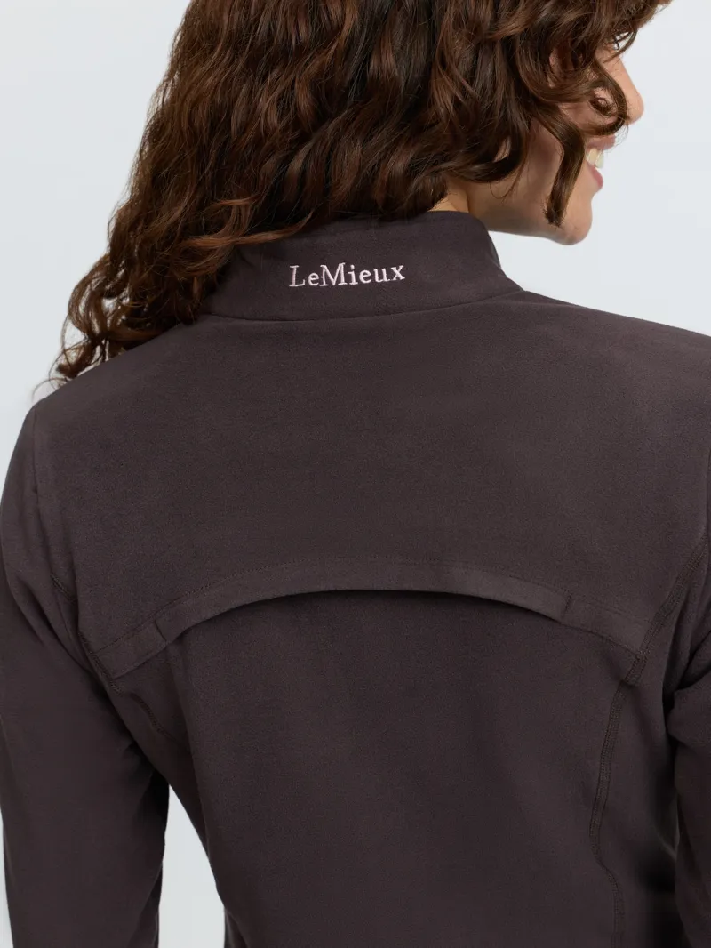 LeMieux Frances Quarter Zip Fleece - Cocoa-4