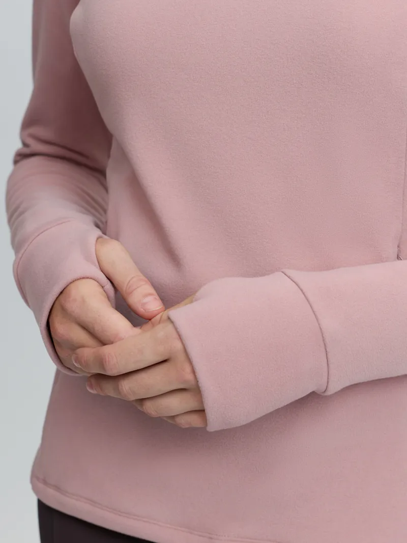 LeMieux Frances Quarter Zip Fleece - Wild Rose-2