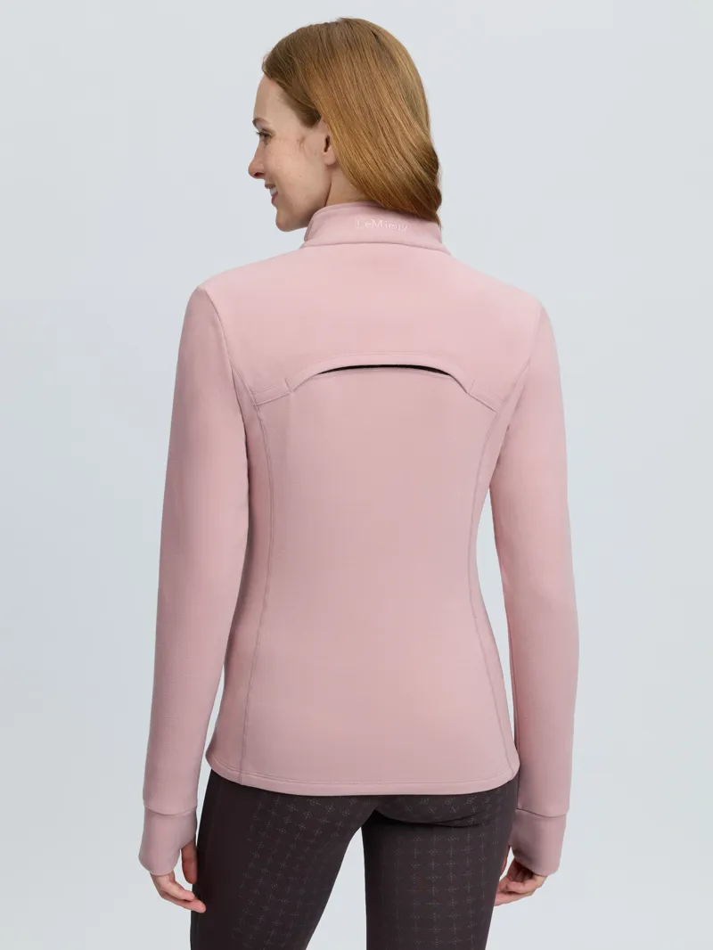 LeMieux Frances Quarter Zip Fleece - Wild Rose-1