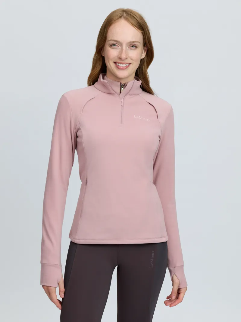 LeMieux Frances Quarter Zip Fleece - Wild Rose