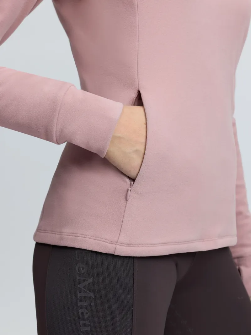 LeMieux Frances Quarter Zip Fleece - Wild Rose-4