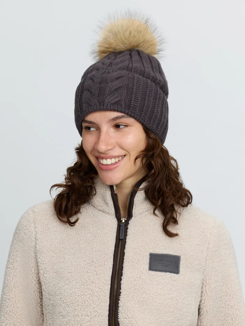 LeMieux Heritage Beanie - Cocoa-1