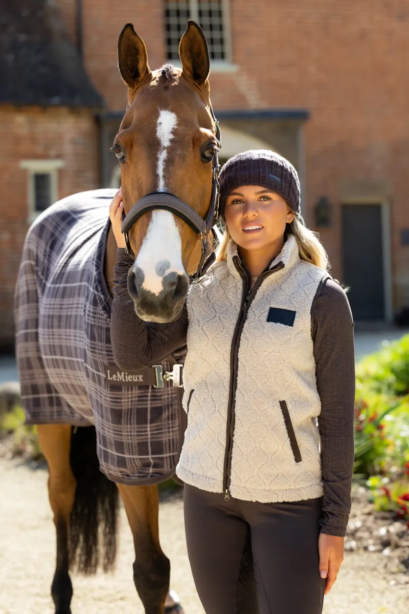LeMieux Heritage Borg Gilet - Stone-8