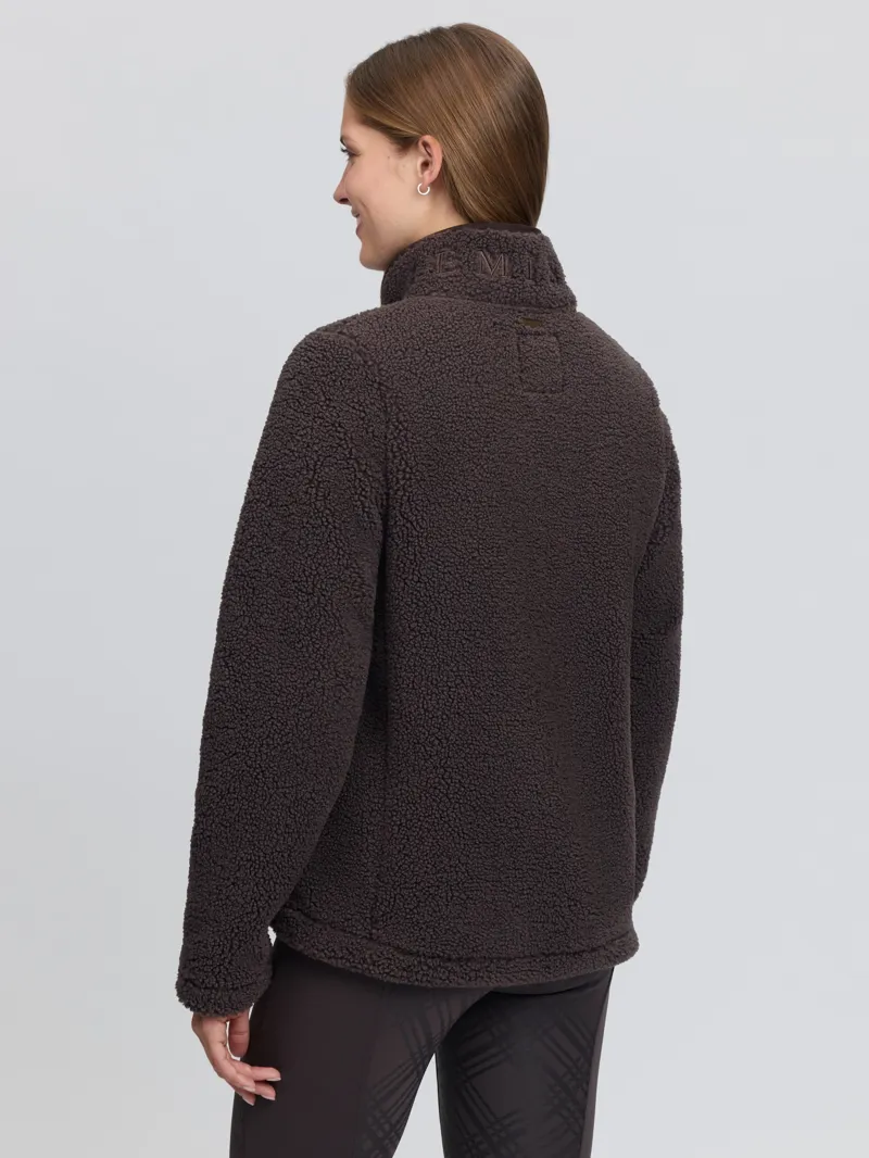 LeMieux Heritage Borg Zip Through Jacket - Cocoa-2