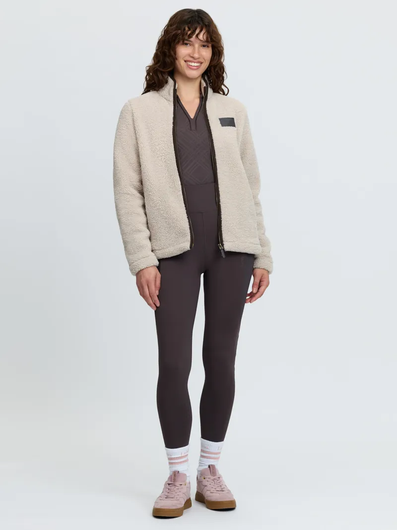 LeMieux Heritage Borg Zip Through Jacket - Stone-5