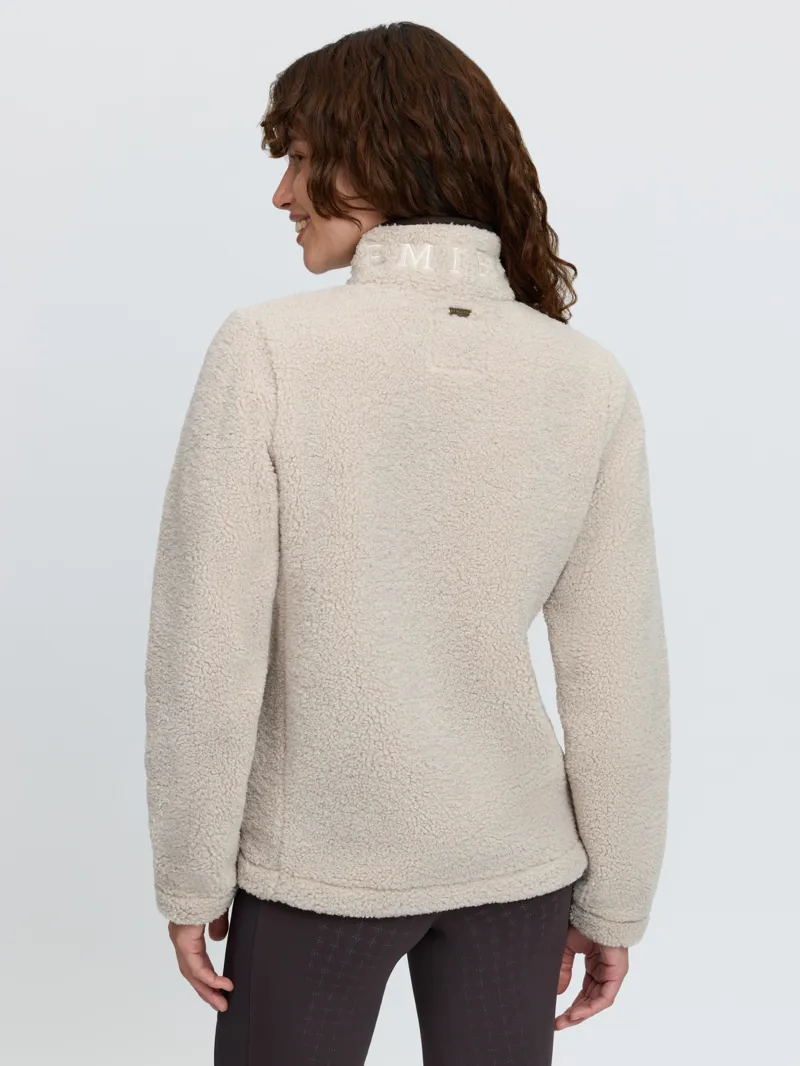 LeMieux Heritage Borg Zip Through Jacket - Stone-2