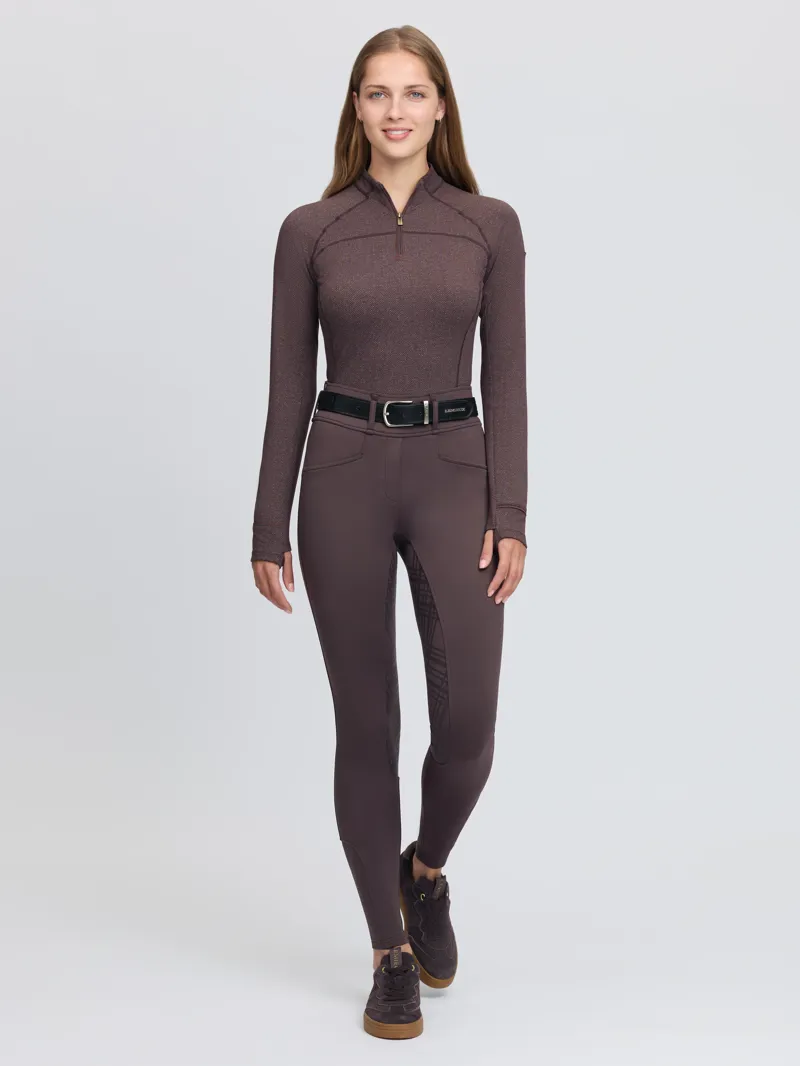 LeMieux Heritage Check Breggings - Cocoa-7