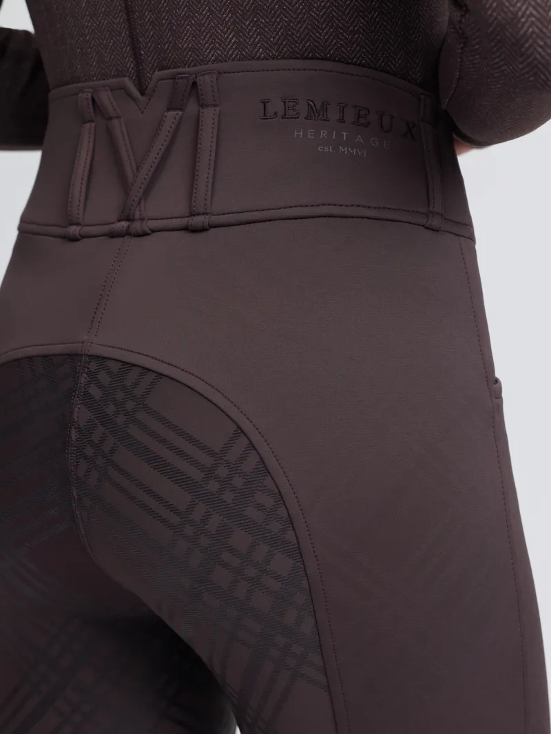 LeMieux Heritage Check Breggings - Cocoa-3