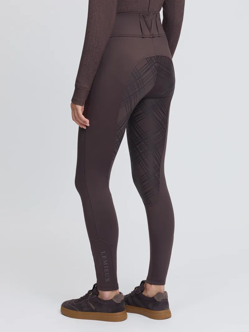 LeMieux Heritage Check Breggings - Cocoa-1