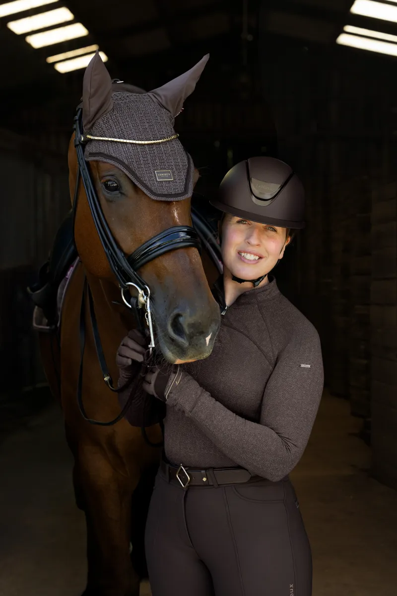 LeMieux Heritage Fly Hood - Cocoa-2