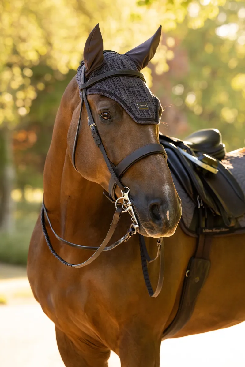 LeMieux Heritage Fly Hood - Cocoa-1