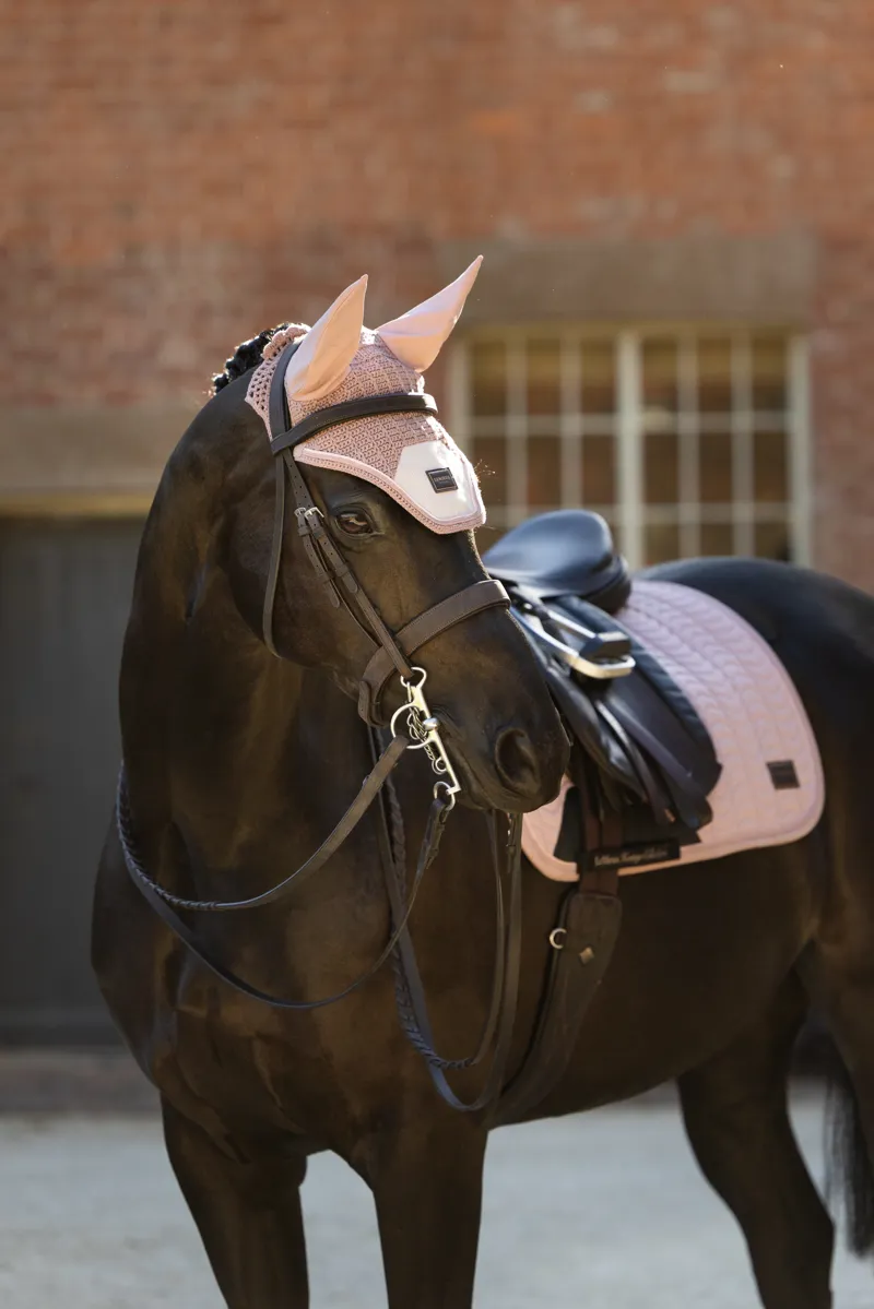 LeMieux Heritage Fly Hood - Wild Rose-1