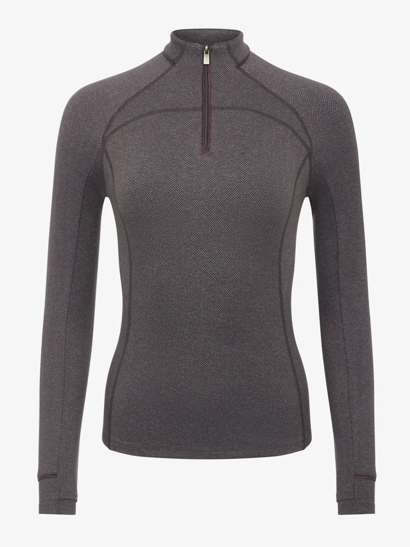 LeMieux Heritage Herringbone Base Layer - Cocoa